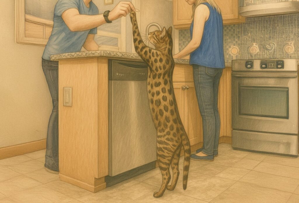 世界一肩が高い猫・Arcturusちゃんをイメージしたイラスト